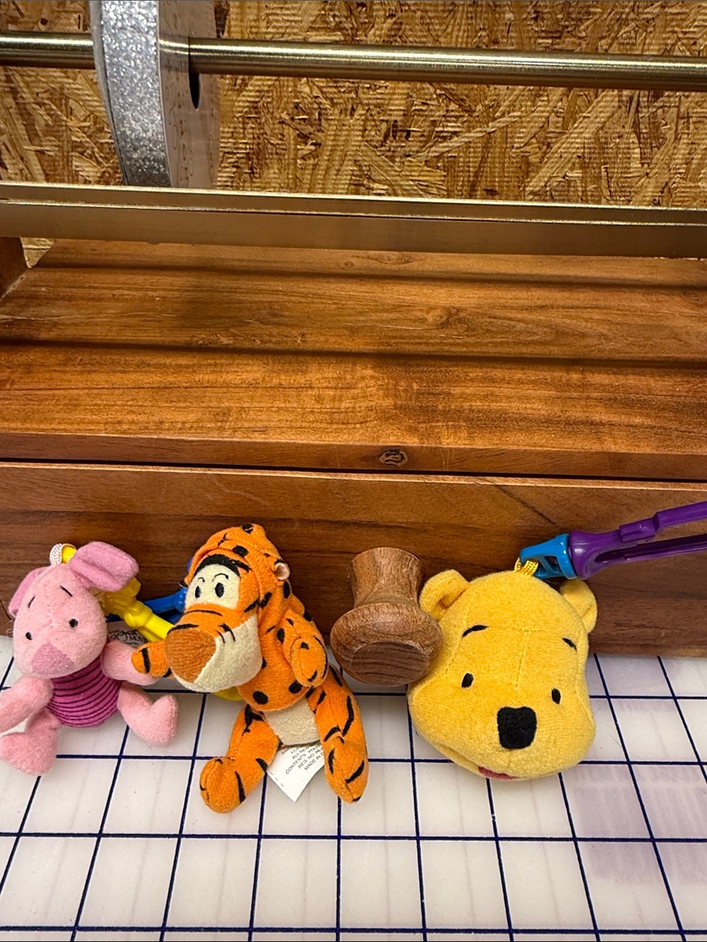Disney Winnie The Pooh tigger movie McDonald's Plush Keychain Danglers Set of 3 - Picture 2 of 6